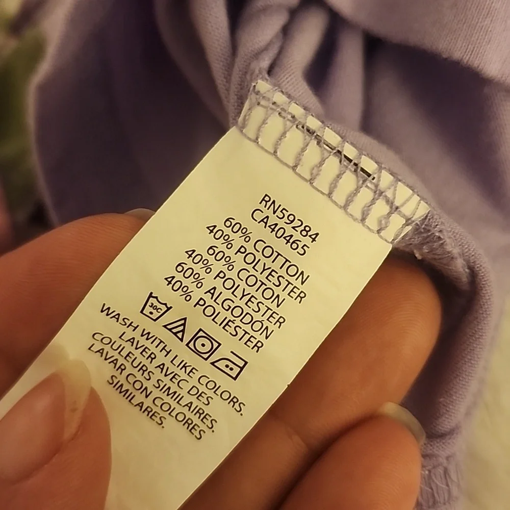 The Children's Place Lavender Solid & Floral Knit Dresses - 2 - Picture 7 of 7